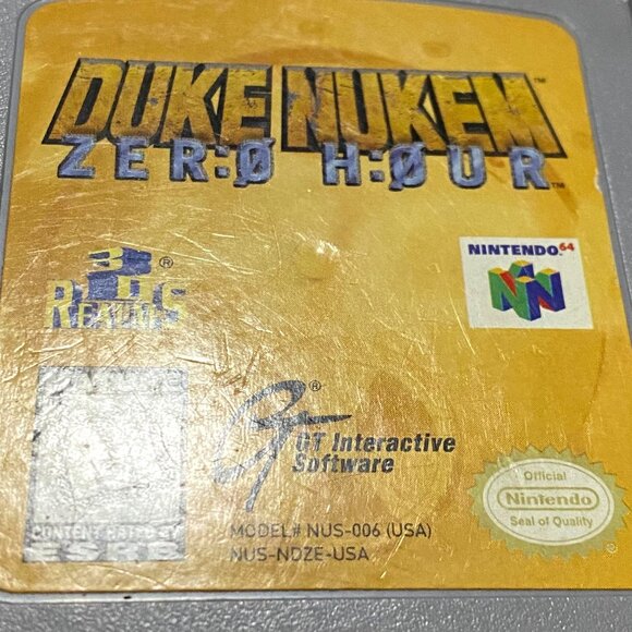 Duke Nukem Zero Hour N64 Video Game Nintendo 64 M Mature Cartridge Only - Picture 7 of 7